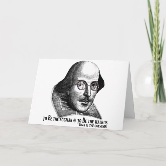 Shakespeare Lennon II Karte (Vorderseite)