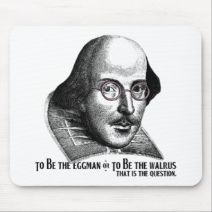 Shakespeare Lennon II Mousepad