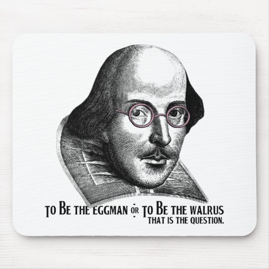 Shakespeare Lennon II Mousepad (Vorne)
