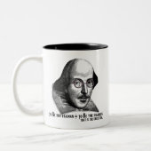 Shakespeare Lennon II Zweifarbige Tasse (Links)