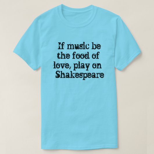 Shakespeare Liebe Shirt (Design vorne)