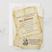 Shakespeare-Liebe-Zitate für Hochzeitsaufenthalte Einladung (Rückseite)