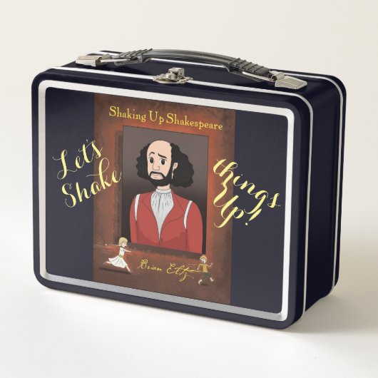 Shakespeare-Lunchbox Metall Brotdose (Vorderseite)