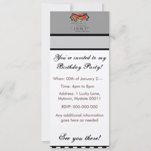 Shakespeare Midsommer Night's Dream Fierce Zitat Einladung (Vorderseite)