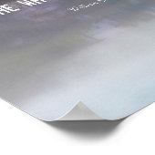 Shakespeare nature quote mountain landscape art poster (Ecke)