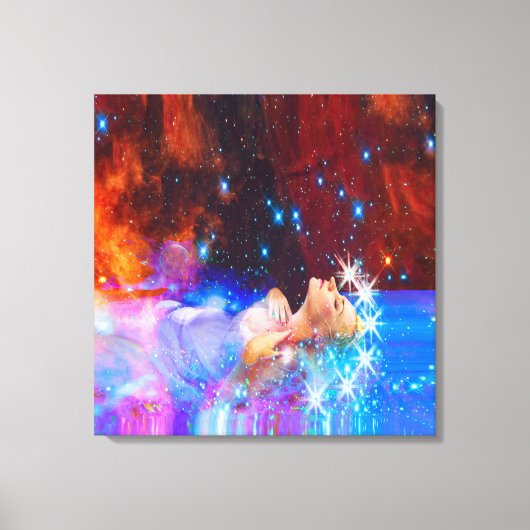 Shakespeare-Ophelie Leinwanddruck (Vorderseite)