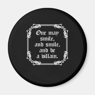 Shakespeare Play Quotes Hamlet Ein Mal lächeln Magnet