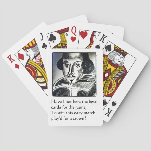 Shakespeare Playing Cards Spielkarten (Rückseite)