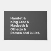Shakespeare Plays I Fußmatte (Vorderseite)