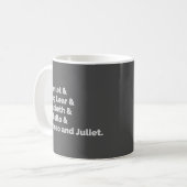 Shakespeare Plays I Kaffeetasse (Vorderseite Links)