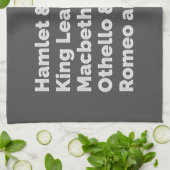 Shakespeare Plays I Küchentuch (Gefaltet)