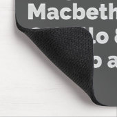 Shakespeare Plays I Mousepad (Ecke)