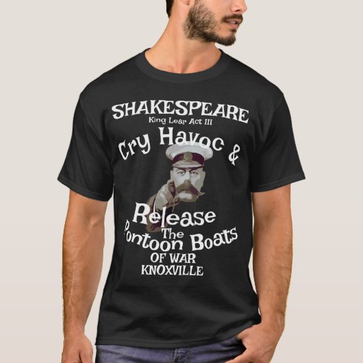 Shakespeare Pontoon-Boote Krieg Knoxville T-Shirt (Vorderseite)