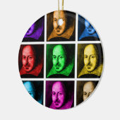 Shakespeare-Pop-Kunst Keramikornament (Links)