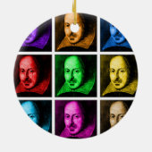 Shakespeare-Pop-Kunst Keramikornament (Hinten)