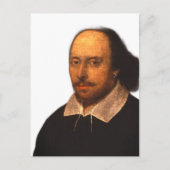 Shakespeare-Portrait Postkarte (Vorderseite)