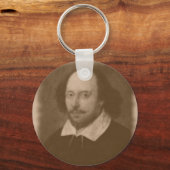 Shakespeare Portrait Schlüsselanhänger (Vorderseite)