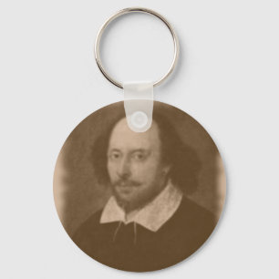 Shakespeare-Porträt-Schlüsselanhänger Schlüsselanhänger