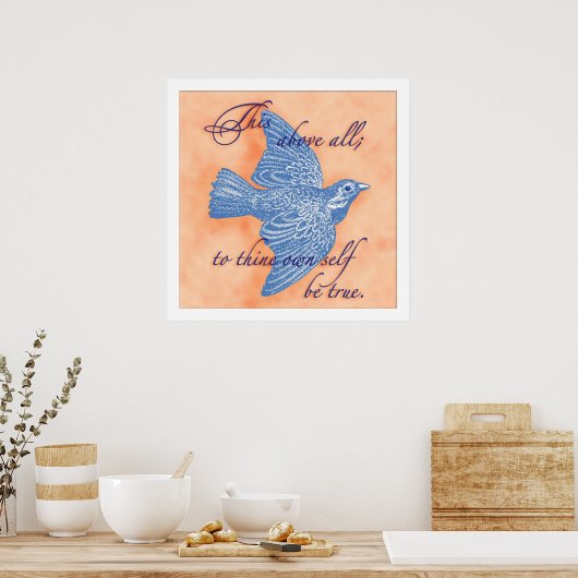 Shakespeare Quote Art Print Poster (Küche)