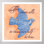 Shakespeare Quote Art Print Poster (Vorne)