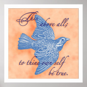 Shakespeare Quote Art Print Poster