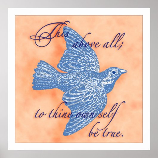 Shakespeare Quote Art Print Poster (Vorne)