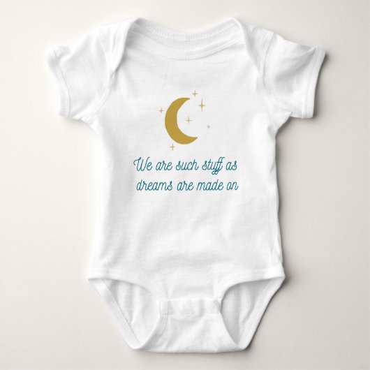 Shakespeare Quote Baby Bodysuit Baby Strampler (Vorderseite)