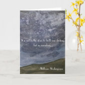 Shakespeare Quote Grußkarte Karte (Gelbe Blume)