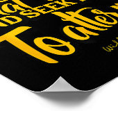 Shakespeare Quote Much Ado About Nothing Gift Play Poster (Ecke)