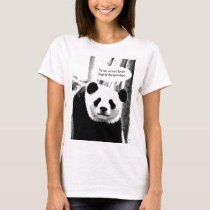 Shakespeare Quote Panda Bär individuell anpassbare T-Shirt