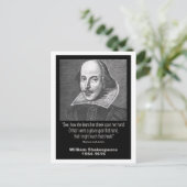 Shakespeare Quote ~ Romeo und Julia Postkarte (Stehend Vorderseite)