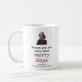 Shakespeare Quote Spaß an der dunklen Akademie glü Kaffeetasse (Links)