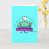 Shakespeare Quote Stick People Design Karte (Gelbe Blume)