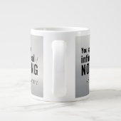 Shakespeare Quote Tasse Sie sprechen unendlich nic (Rückseite)