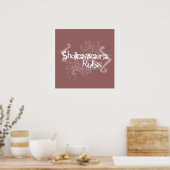 Shakespeare-Regeln Poster (Küche)