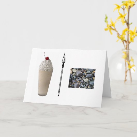 Shakespeare Rocks Karte (Gelbe Blume)