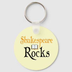 Shakespeare Rocks Keychain Gift Schlüsselanhänger