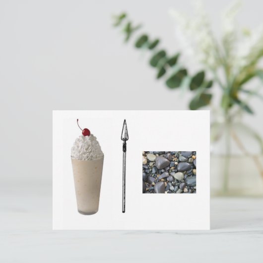 Shakespeare Rocks Postkarte (Stehend Vorderseite)