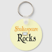 Shakespeare Rocks Schlüsselanhänger Geschenk (Vorderseite)