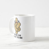 Shakespeare Rope Puff zu sein oder nicht zu sein Kaffeetasse (Vorderseite Links)