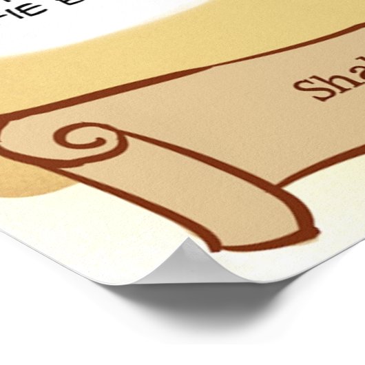 Shakespeare Selfie Funny Poster (Ecke)