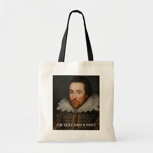 Shakespeare sexy und Dichter-Taschen-Tasche Tragetasche (Vorne)