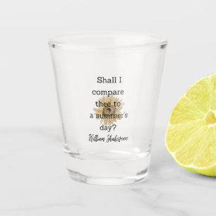 Shakespeare Sommer Zitat Dekoration für Zuhause Schnapsglas