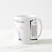 Shakespeare-Sonett 15 Kaffeetasse (VorderseiteRechts)