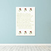 Shakespeare-Sonett # 18 Leinwanddruck (Insitu (Holzboden))