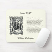 Shakespeare-Sonett # 18 Mousepad (Mit Mouse)