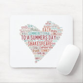 Shakespeare-Sonett 18 Mousepad (Mit Mouse)