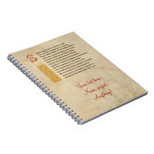 Shakespeare-Sonett 18 (XVIII) auf Pergament Notizblock (Rechte Seite)