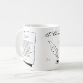 Shakespeare Sonett 32 Kaffeetasse (Vorderseite Links)