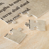 Shakespeare-Sonett 60 (LX) auf Pergament Puzzle (Seite)